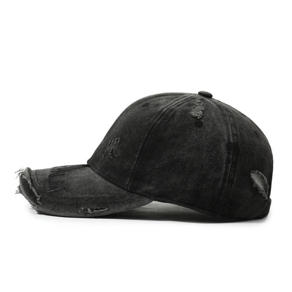 Spring–Autumn Faded Distressed American-Style Washed Cap