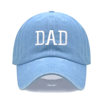 DAD MOM Embroidery Pure Cotton Baseball Cap Fashion Sport Golf Caps Sun Hat