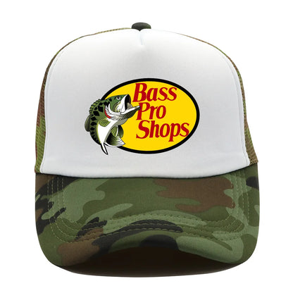 Fashion Fish Trucker Caps Men Funny Fishing Printing Hat Baseball Cap