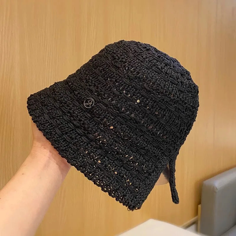 Summer Women's Sun Hat  Korean Fashion Bucket Hat