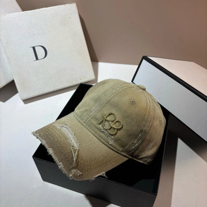 Luxury Metal Logo RB Baseball Caps For Men Women