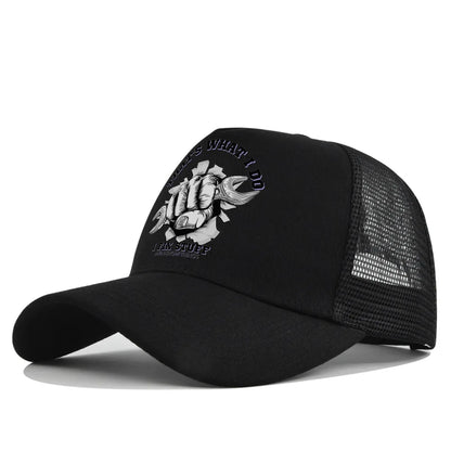 Spring Summer Printed Mesh Breathable Baseball Cap