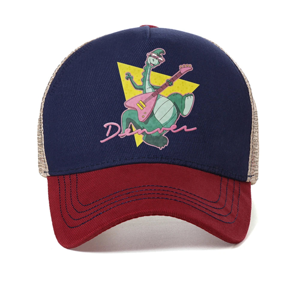 Denver the Last Dinosaur Jeremy Cartoons Print Baseball Cap Summer