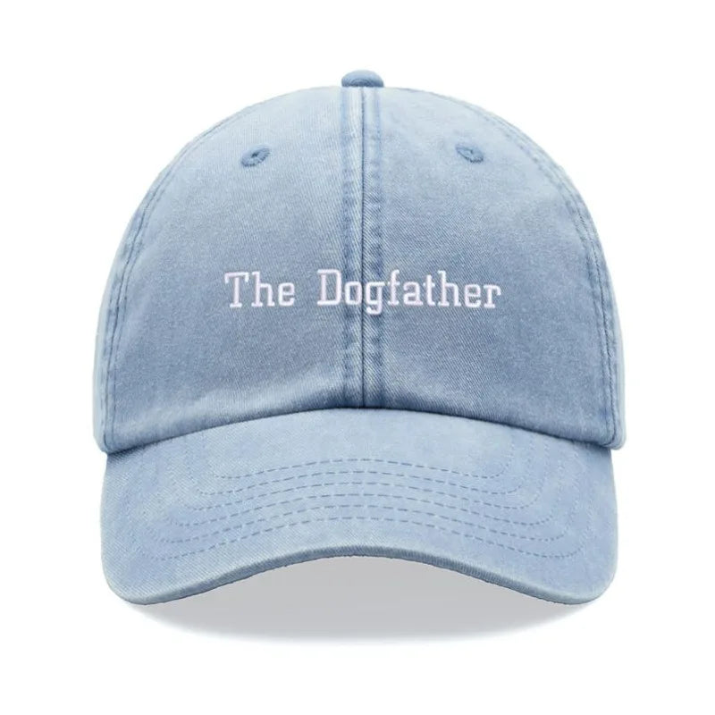 1pc Dogfather Baseball Caps Vintage Washed Unisex Dad gorras Low Profile