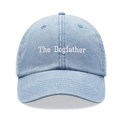 1pc Dogfather Baseball Caps Vintage Washed Unisex Dad gorras Low Profile