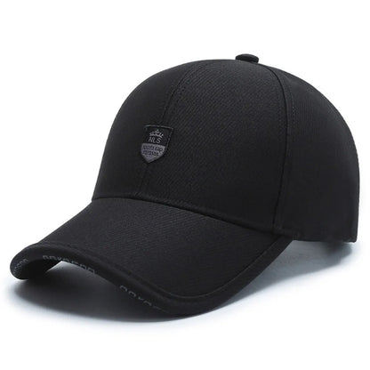 Retro Cotton Baseball Cap Adjustable Classic Peaked Cap