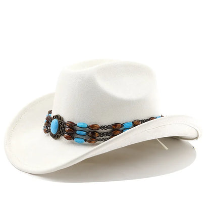 Suede Horse Riding Western Cowboy Hat For Men And Women Outdoor