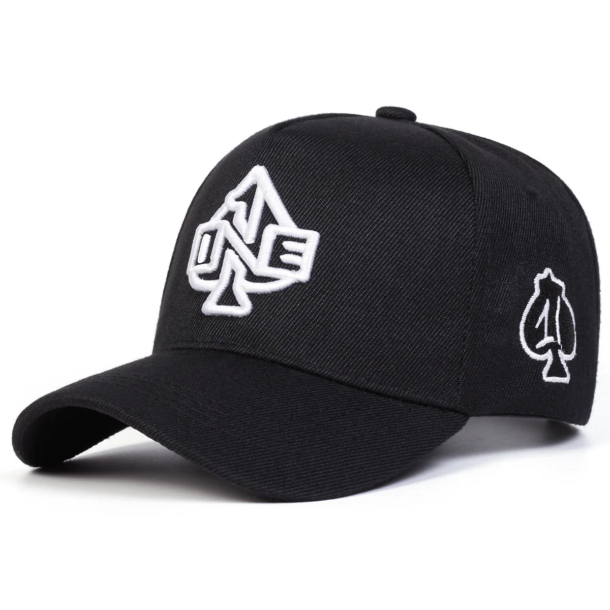 Unisex ONE Poker Embroidery Baseball Caps Outdoor Adjustable Casual Hats Sunscreen Hat Sports Cap