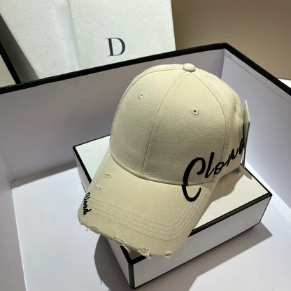 Vintage Letter Embroidery Baseball Cap