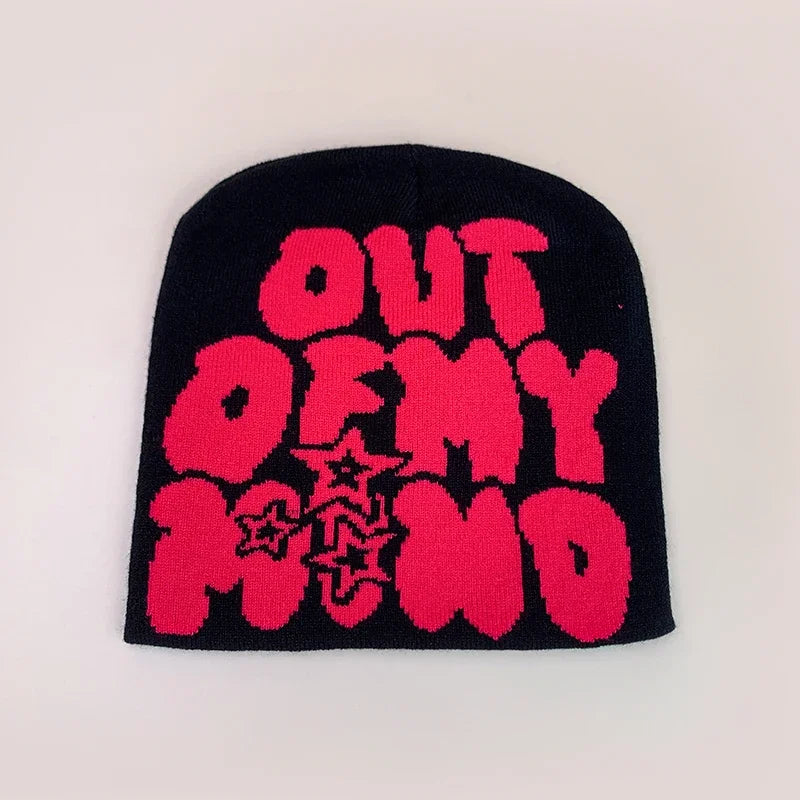 American Street Letter Jacquard Knitted Hats