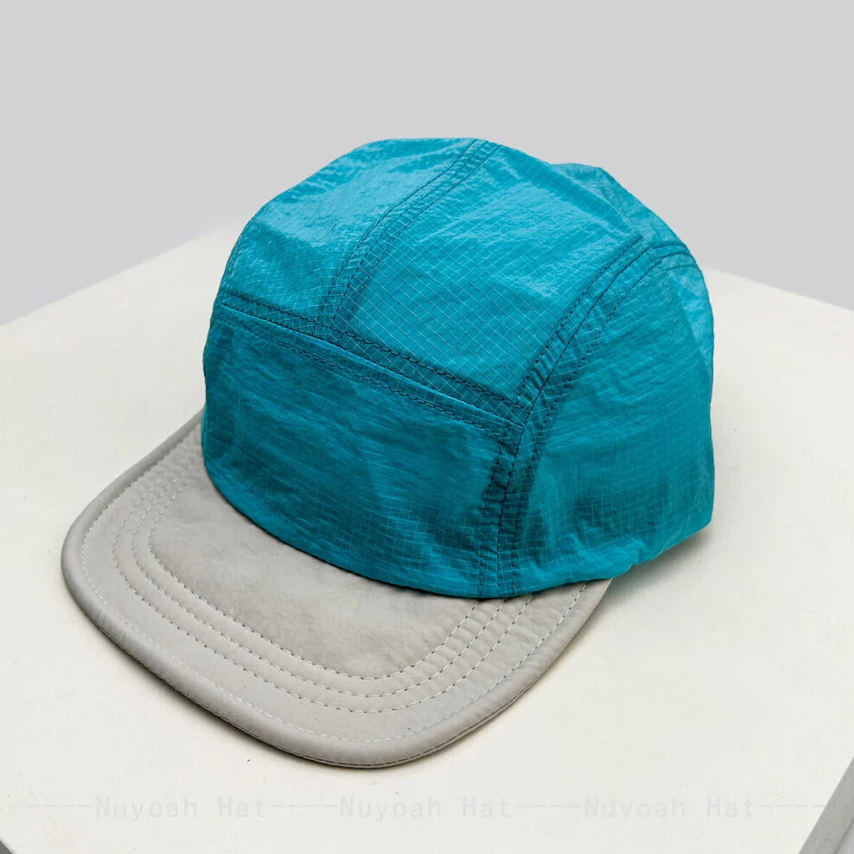 Versatile Quick-Dry Plaid Solid Color Block Baseball Hats