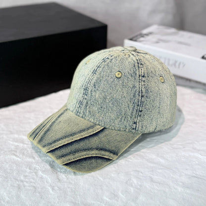 Retro Street Style Denim Baseball Cap