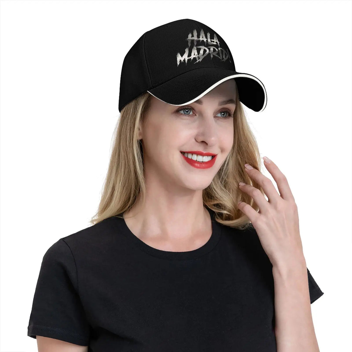 Hala Madrid Print Baseball Cap