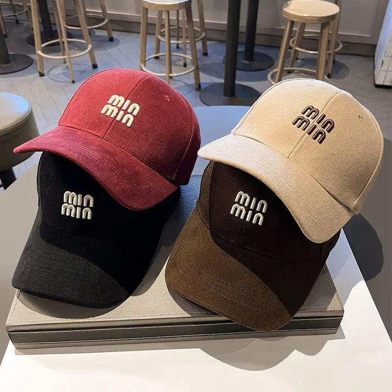 Korean Version High-quality Hard-top Baseball Cap Women Men