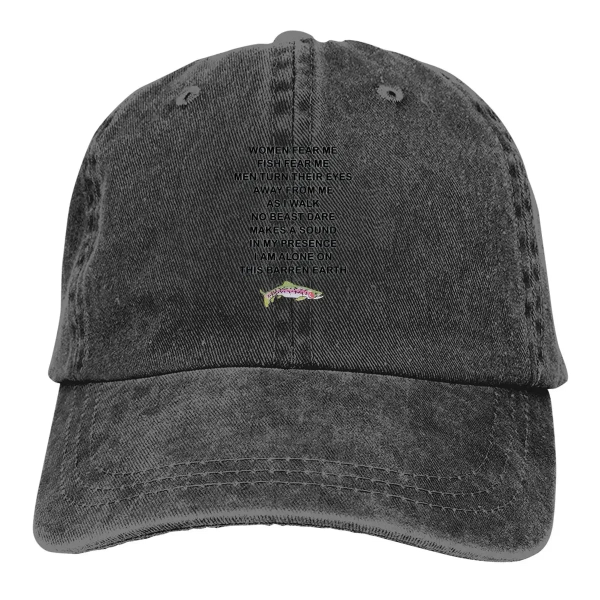 Women Want Me Fish Fear Me Meme Casquette Peaked Cap