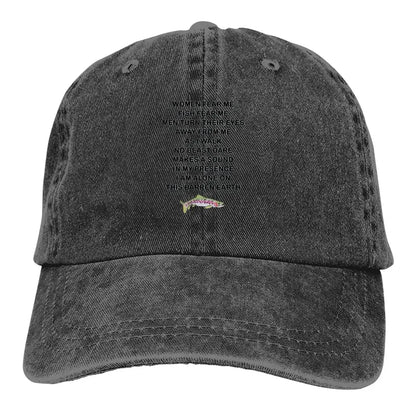 Women Want Me Fish Fear Me Meme Casquette Peaked Cap