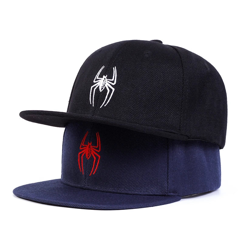 Children Spider Embroidery Baseball Caps Hip-Hop Hats Spring and Summer Outdoor Adjustable Casual Hats Boy Girl Trave