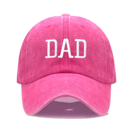 DAD MOM Embroidery Pure Cotton Baseball Cap Fashion Sport Golf Caps Sun Hat