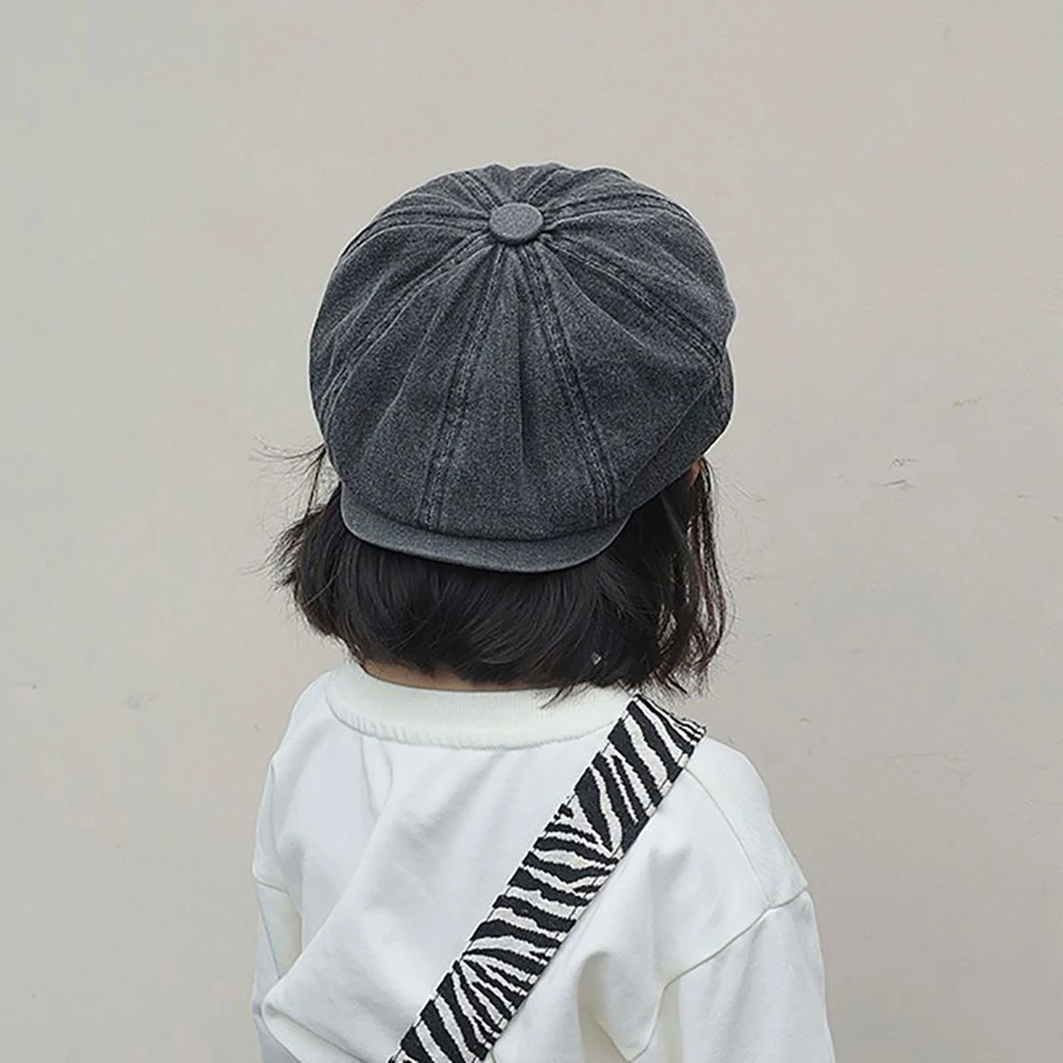Fashion Retro Denim Beret 2-7 Year Kids Newsboy Cap