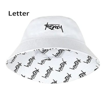 Big Head Letter Bucket Hat for Men Women XL Large Hip Hop Cap Fisherman