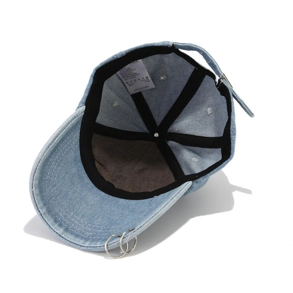 Fashion Adjustable Denim Baseball Cap