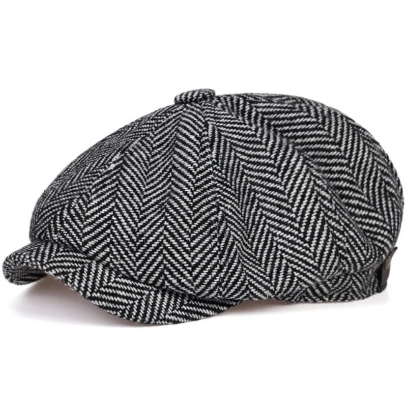 Classic Hat For Men Caps Vintage Retro Tweed Peaky Blinders Beret Hat