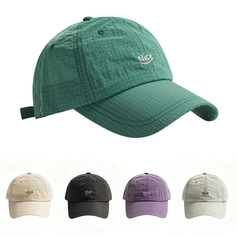 Baseball Cap Letter Embroidery Sun Hat Summer Sports Cap