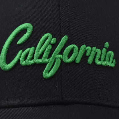 Mens Baseball Cap 3d California Embroidery Dad Hat