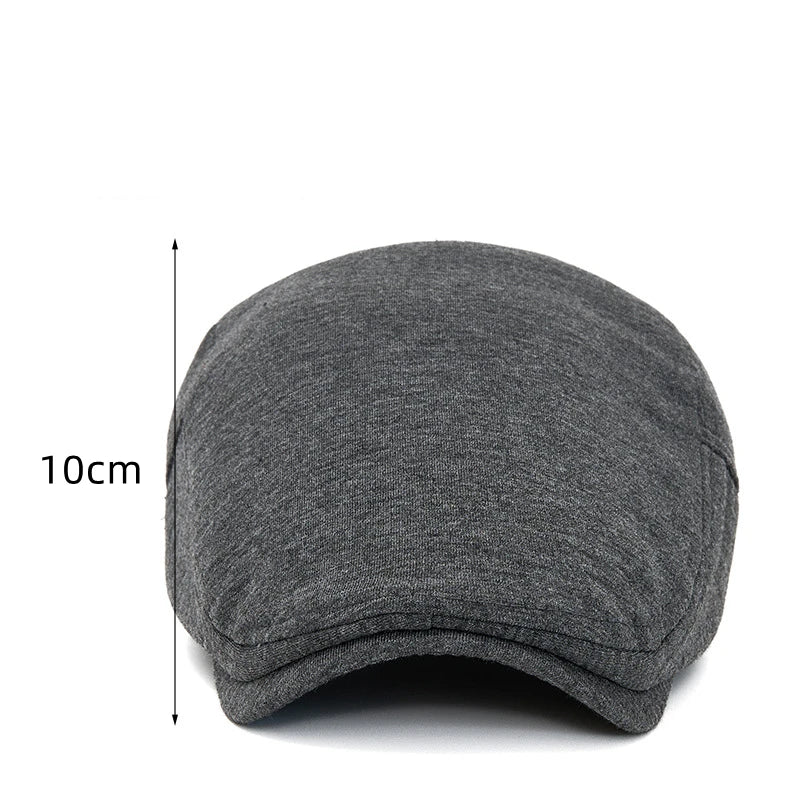 Cotton Adjustable Newsboy Caps Men Woman Casual Beret