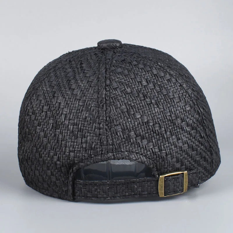 Straw Sun Hat Men Women Summer Baseball Cap