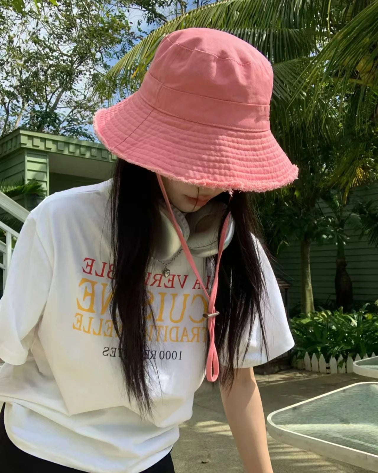 Fisherman's Hat, Women's Foldable Retro Versatile Travel, Polished Edge Sun Hat, Temperament enhancing face basin hat