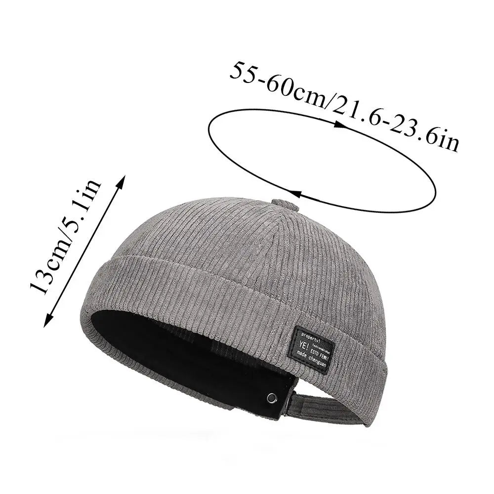 Unisex Beanies Retro Docker Cap Fashion Trendy Hip Hop Hat