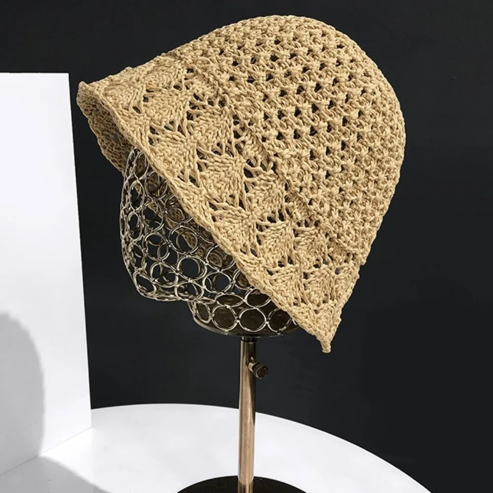 New Hollow Fisherman Hat Fold Breathable Bucket Hat