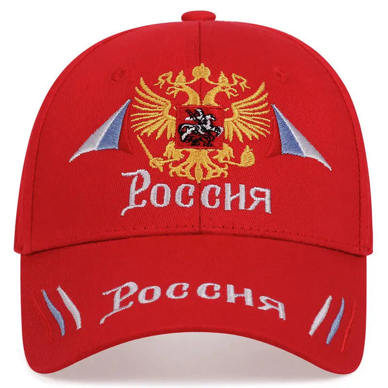Russia Baseball Caps Russia Badge Embroidery Golf Caps