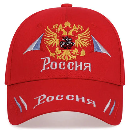 Russia Baseball Caps Russia Badge Embroidery Golf Caps