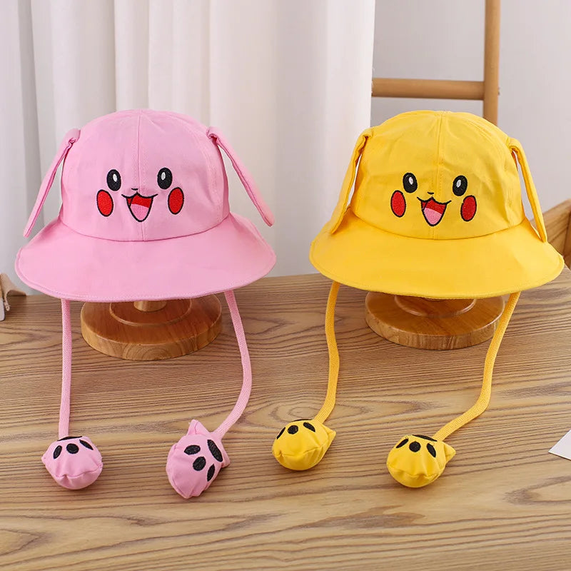 Kids Summer Cotton Hats Children Bucket Caps