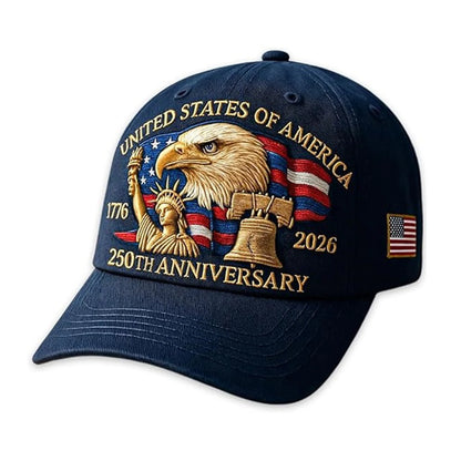 United States 250th Anniversary Cap Washed Cotton Baseball Cap