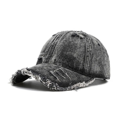 Vintage Washed Denim Baseball Cap