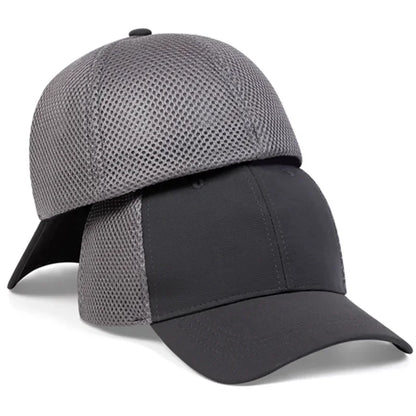 Unisex Solid Color Breathable Baseball Net Caps Spring Summer