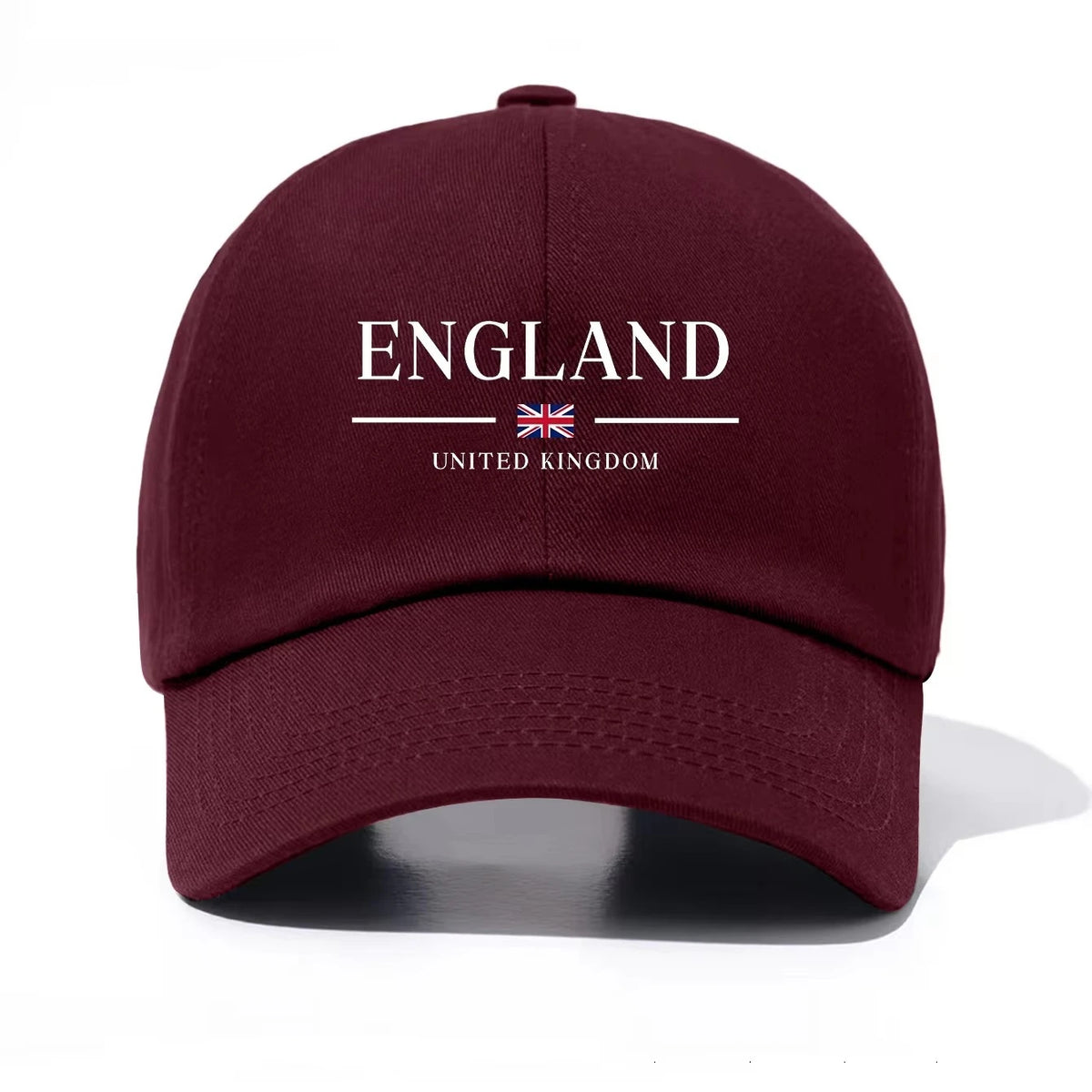 Fashion Casual England Print Baseball Cap Adult Child Minimalist Retro Style Casual Soft Adjustable Perfect As Gift Baseball Cap