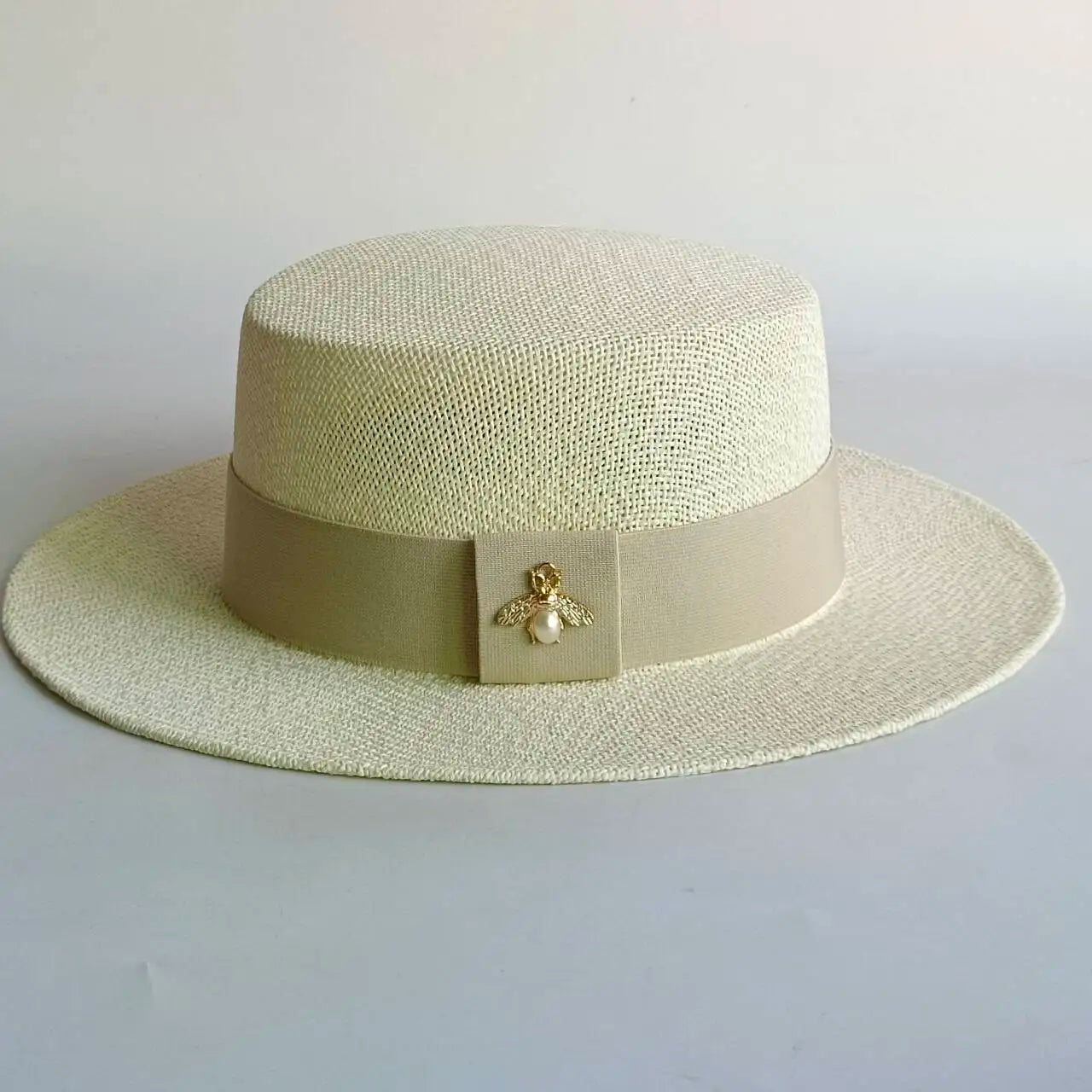 Flat Top Sun Hat 2026 Delicate Weaving Straw Hat Summer Straw Hat