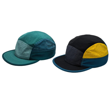 American Street Fashion Holes Quick Drying Flat Brimmed 5 Panel Snapback Caps