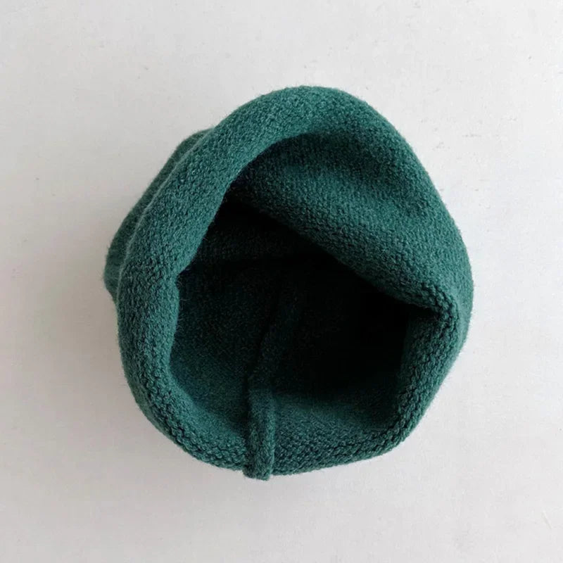 Kids Winter Hats For Newborn Boys Crochet Bonnet Toddler Girl Cap