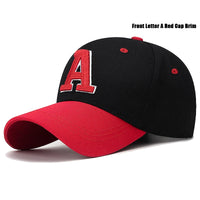 Front Letter A Red Cap