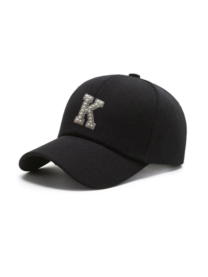 Unisex Embroidered 26 Alphabet Letter Baseball Cap