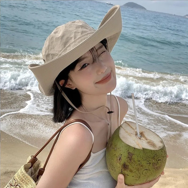 Unisex Summer Outdoor Fishing Hiking Bucket Hat