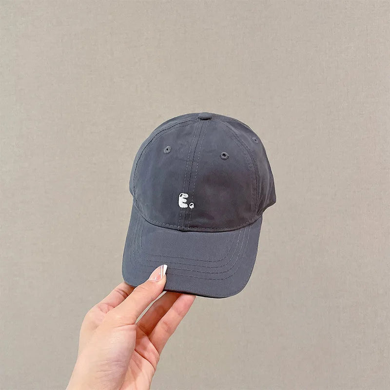 Fashion Letter Children Baseball Hat Embroidery Kids Duck 2 8year Boys Girls Outdoor Sunshade Visors Baby Hats