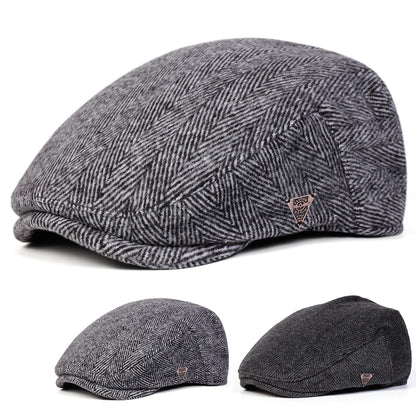 Painters Hats Autumn And Winter Warm Berets Flat Caps