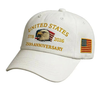 250th Anniversary Hat USA Patriotic Baseball Caps