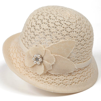 Summer Sun Protection Hat French-Style Rolled-Brim Sun Hat